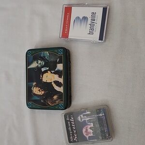 Wizard of Oz Tin,Sleepless in Seattle,and Brandywine Collectors Card Sets